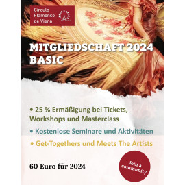 Mitgliedschaft BASIC Círculo Flamenco de Viena 2024